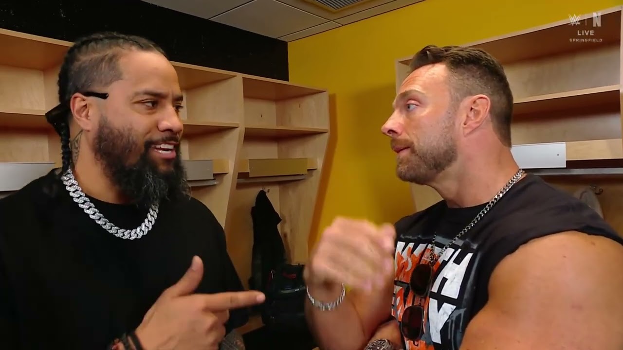 Jimmy Uso tells LA Knight to find a different partner | Raw Sep 15, 2025 background