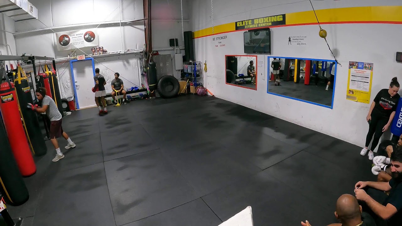 Adult boxing 7 pm background
