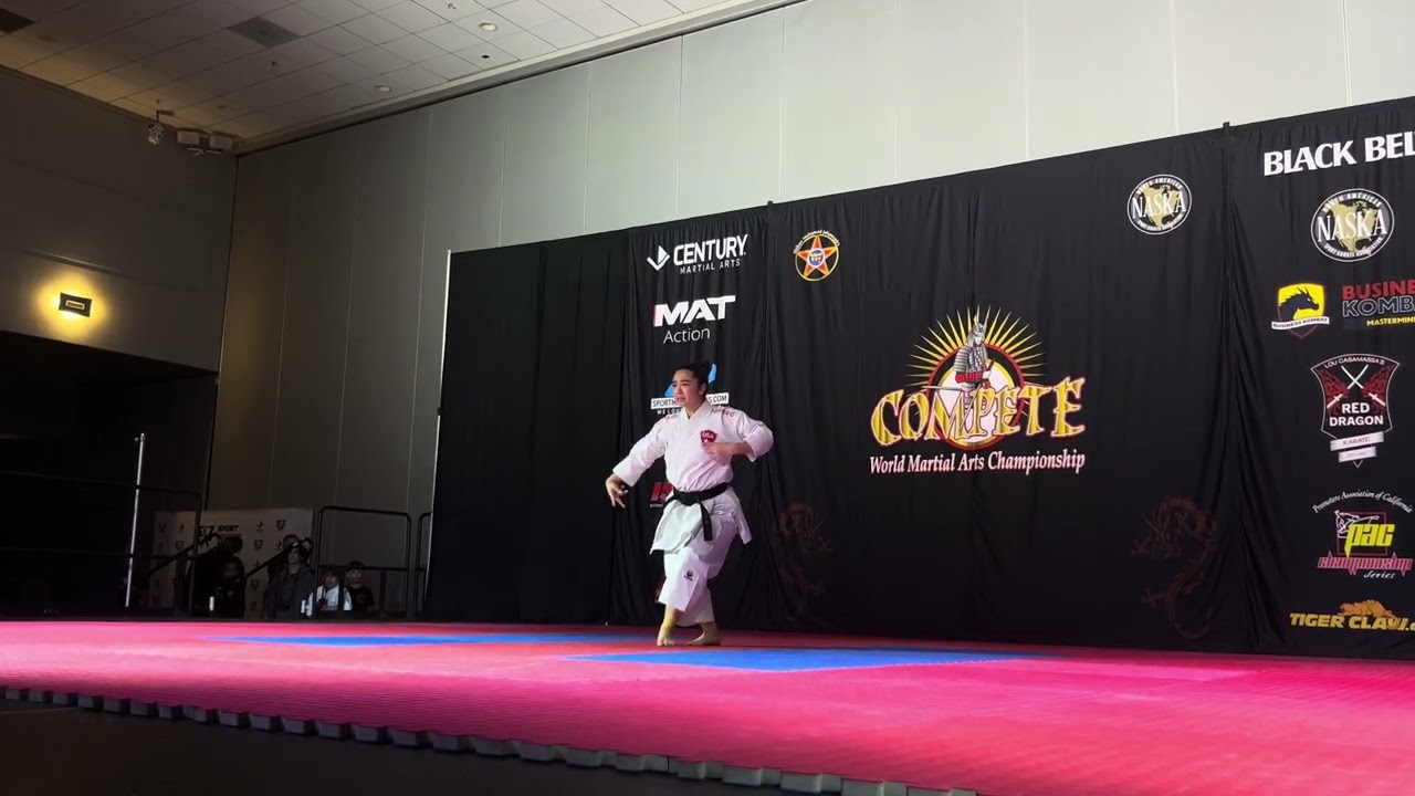 Maddy Kennaway Women's Traditional Forms Overall Grand Championship - Compete Internationals 2025 background