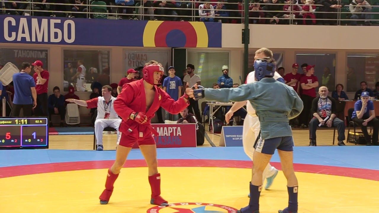 2019 Боевое САМБО полуфинал -62 кг ДУРЫМАНОВ - МАКАШАРИПОВ Чемпионат России Казань backdrop