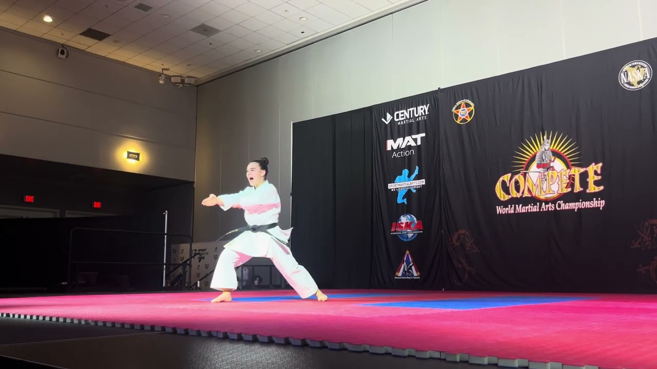 Amanda Duarte 13 and Under Girls Forms Overall Grand Championship - Compete Internationals 2025 background