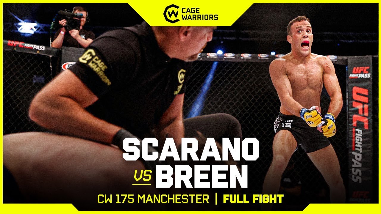 SENSATIONAL ARMBAR 💪 | Davide Scarano vs. Fran Breen | FULL FIGHT | CW 175 Manchester background