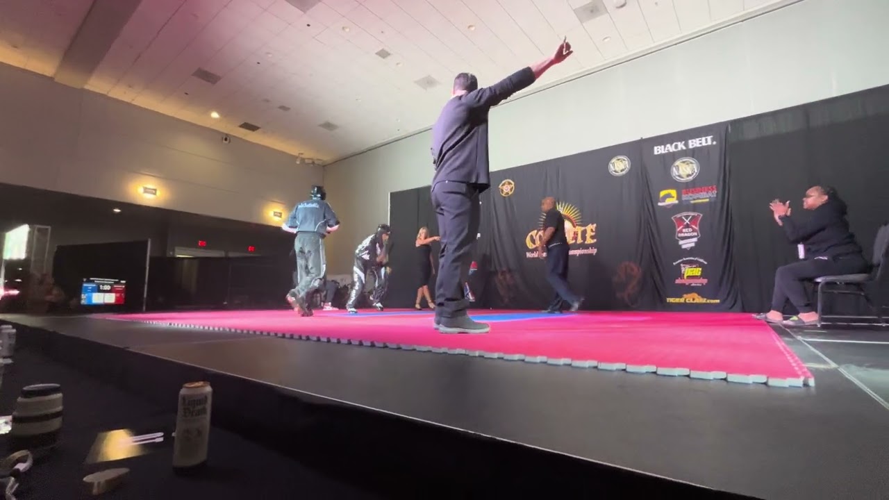 Enrique Letona vs Anthony Hewlett Men's Open Weight Sparring Finals - Compete Internationals 2025 backdrop