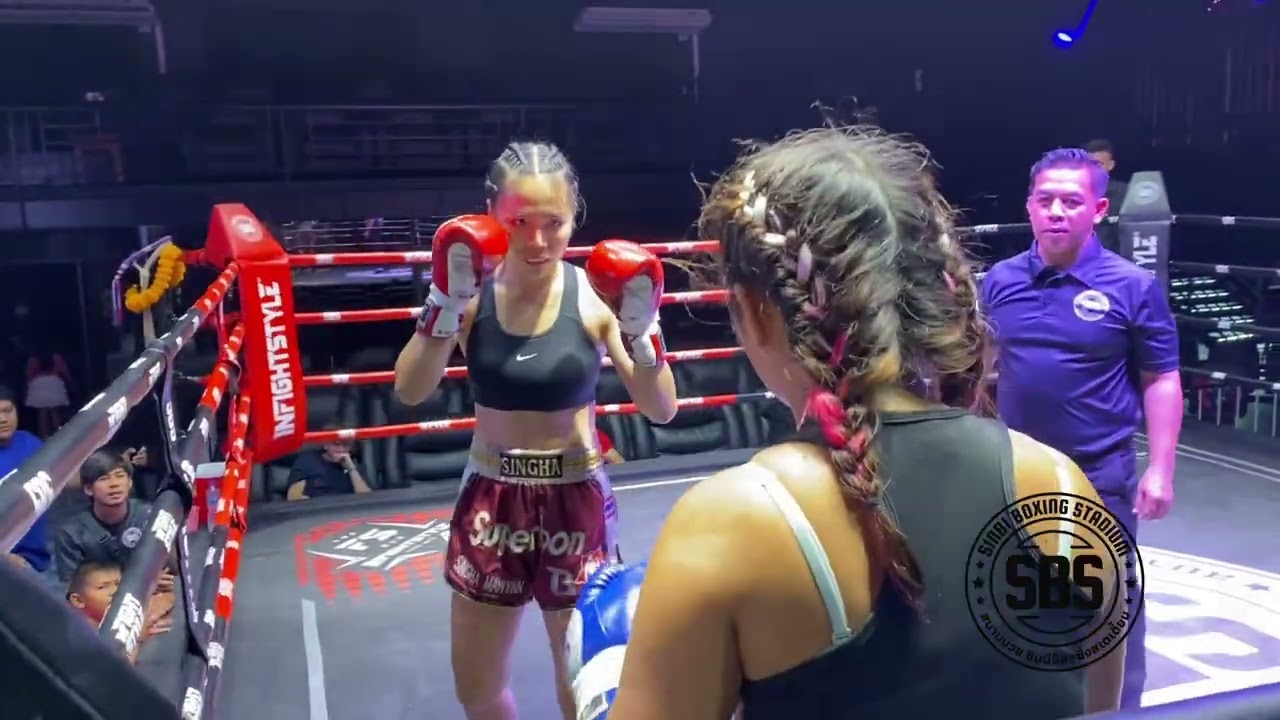 Trista Sinbi Muay Thai๐จ๐ณ(red) v Petch Malatri S. Sakchay ๐น๐ญ(blue)