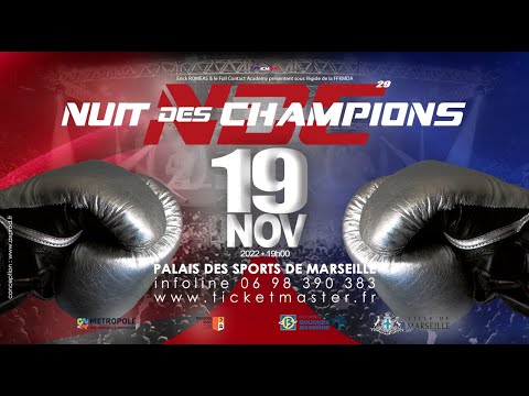 #Nuit_des_champions 2022 le #Mag By #VXS backdrop