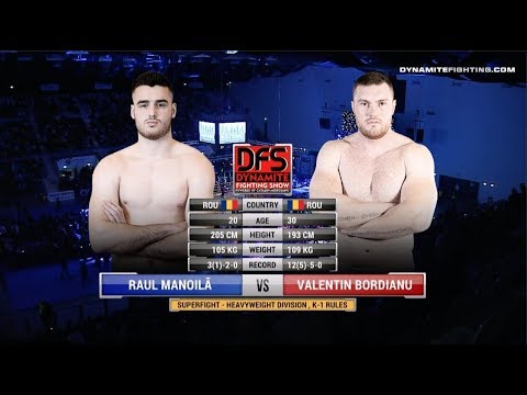 Raul Manoila vs. Valentin Bordianu - Dynamite Fighting Show 3 background