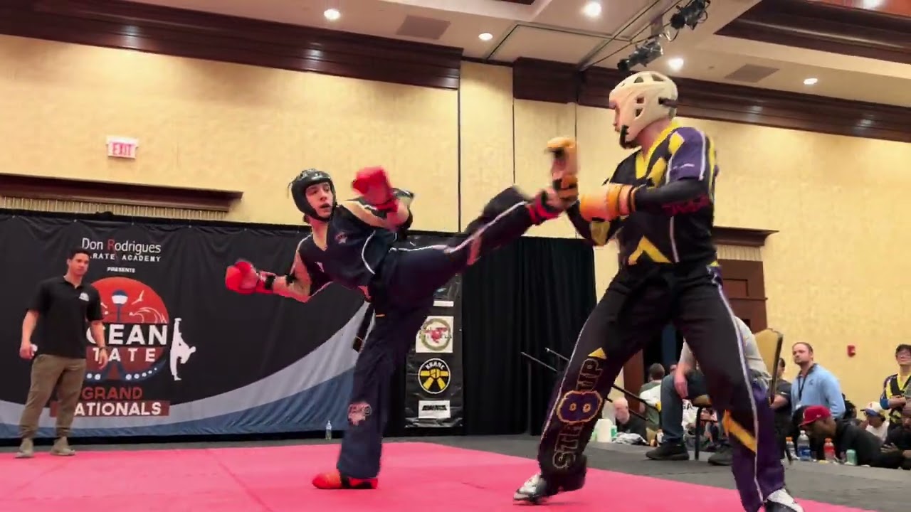 Brandon Ballou vs Antoine Ouellet Light Heavyweight Sparring - Ocean State Grand Nationals 2025 background