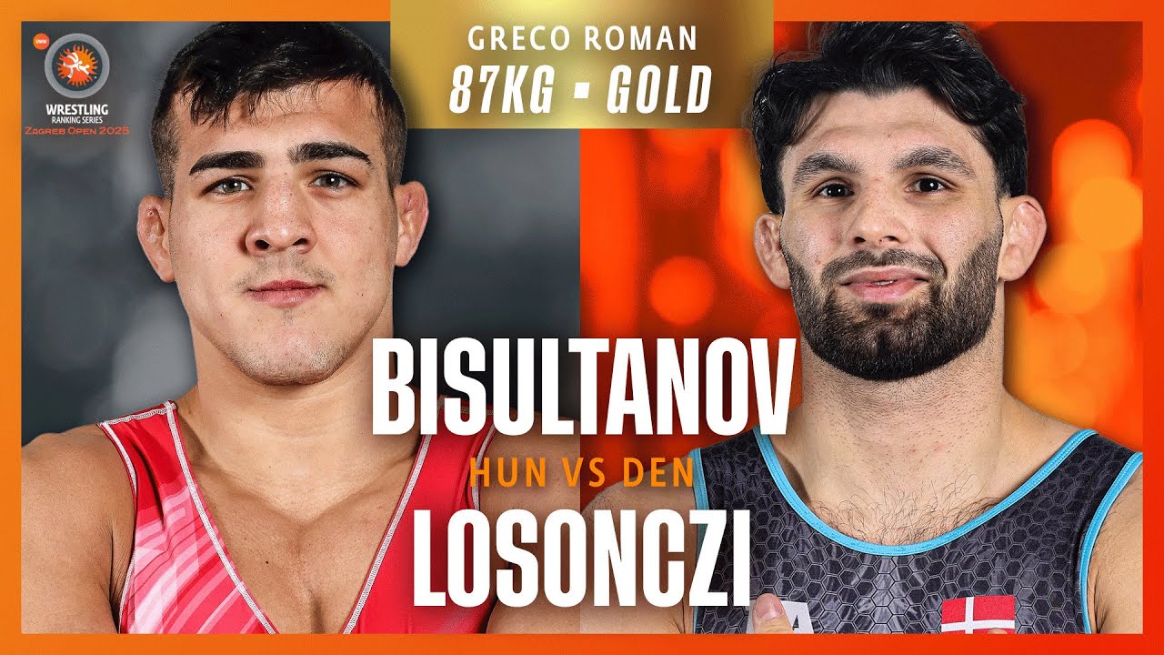 MATCH OF THE DAY: David LOSONCZI (HUN) vs. Turpal BISULTANOV (DEN) | Gold Medal | GR 87Kg background