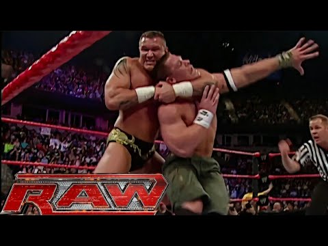 Randy Orton vs John Cena RAW Feb 19,2007 background