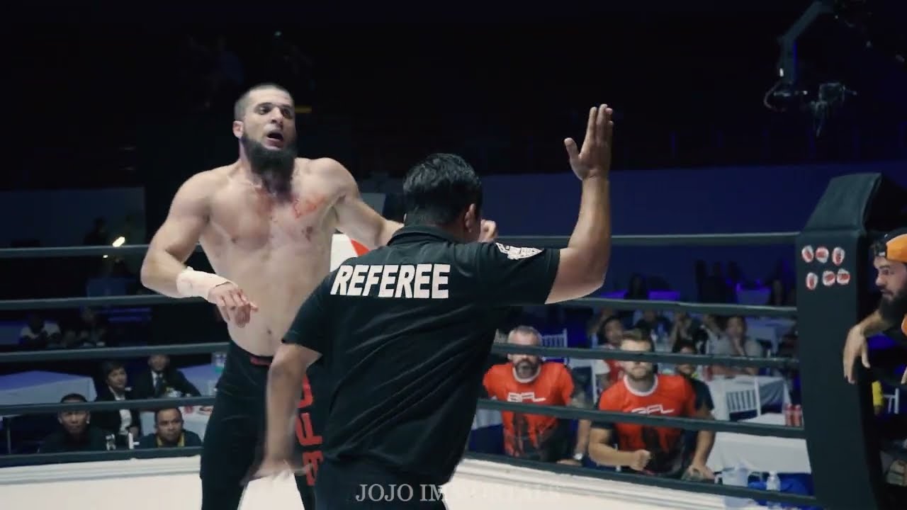 ไม่มีปราณี นักมวยฝรั่งขอท้าชกกติกามวยหมัดเปล่า โคตรมันส์ Lassi Tapani vs Mansur Osmaev background
