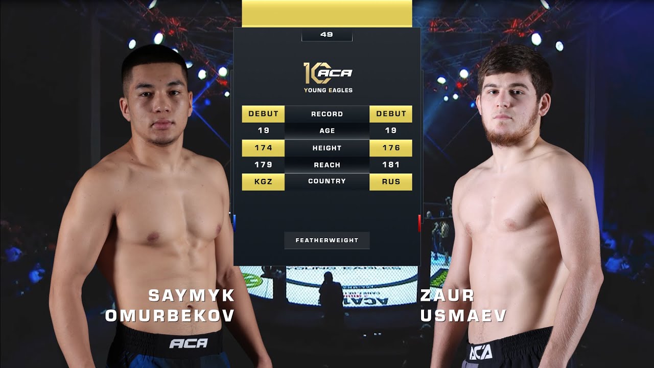 Саймык Омурбеков vs. Заур Усмаев | Saymyk Omurbekov vs. Zaur Usmaev | ACA YE 49