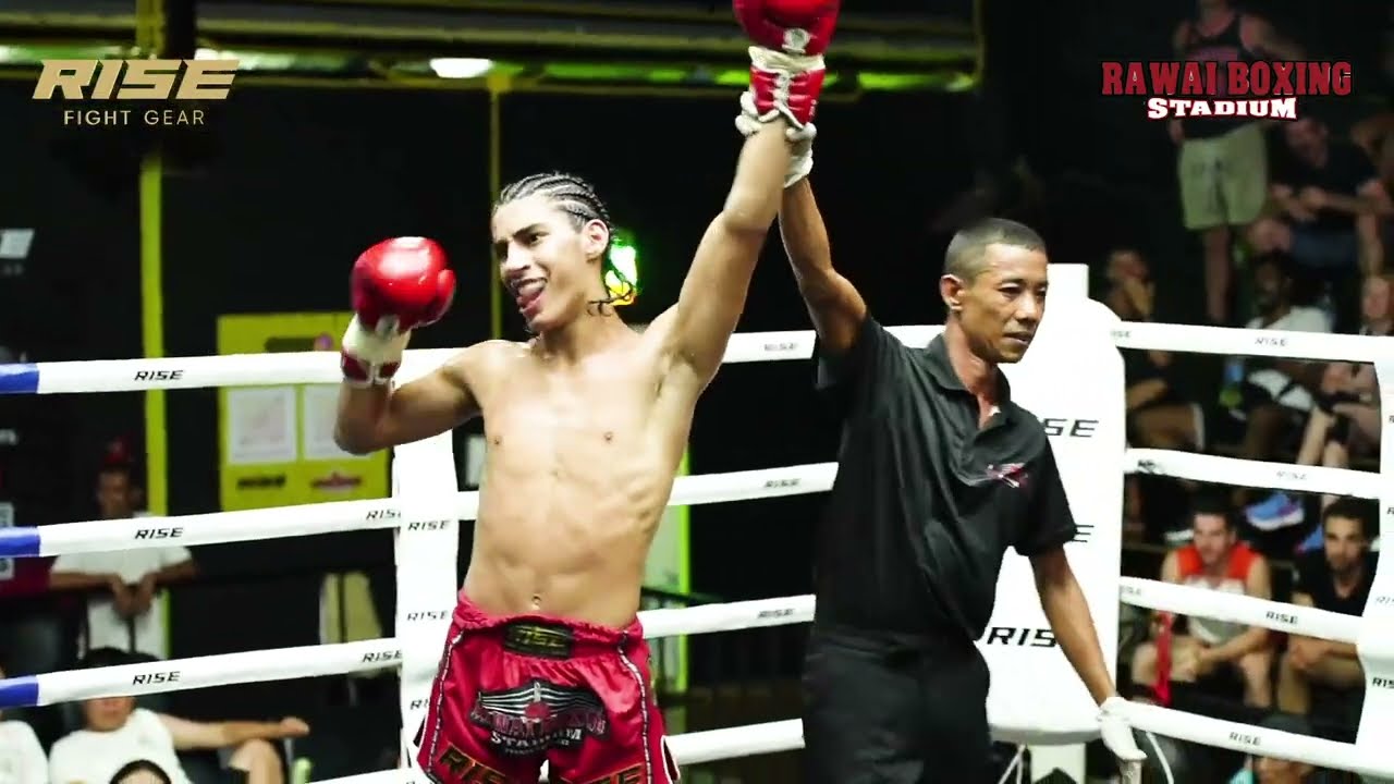 Explosive Muay Thai KO: France VS Thailand Fight Highlights! background