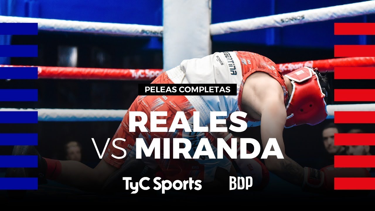 Miguel Reales vs. Luca Miranda - Boxeo de Primera Promocional - TyCSports Play backdrop