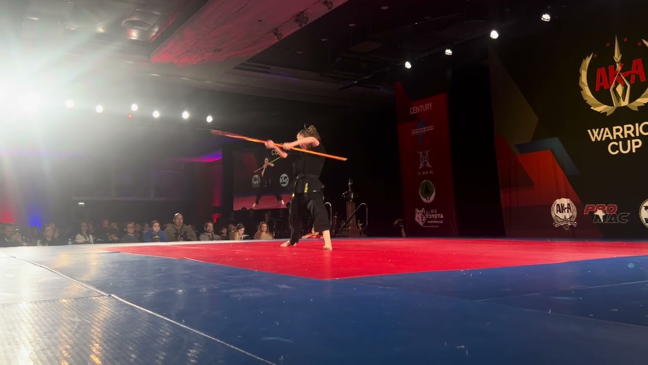 Averi Presley 14-17 Girls Weapons Overall Grand Championship - AKA Warrior Cup 2025 background