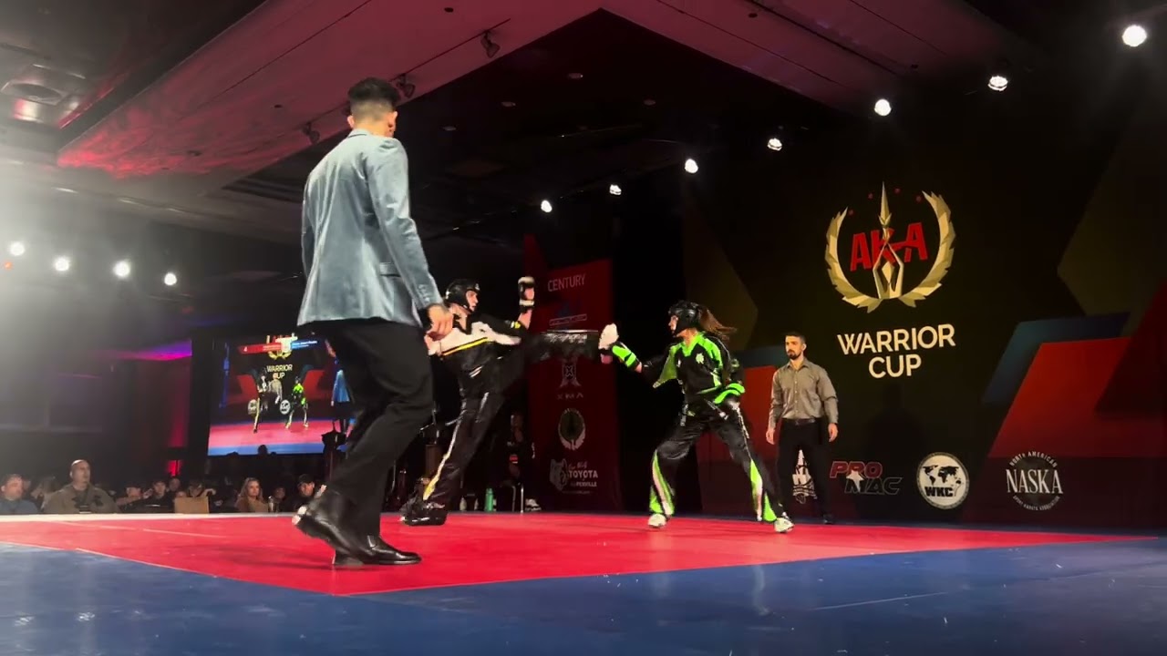 Katarina Herman vs Jimena Janeiro Women s Sparring Warrior Cup Final - AKA Warrior Cup 2025 background