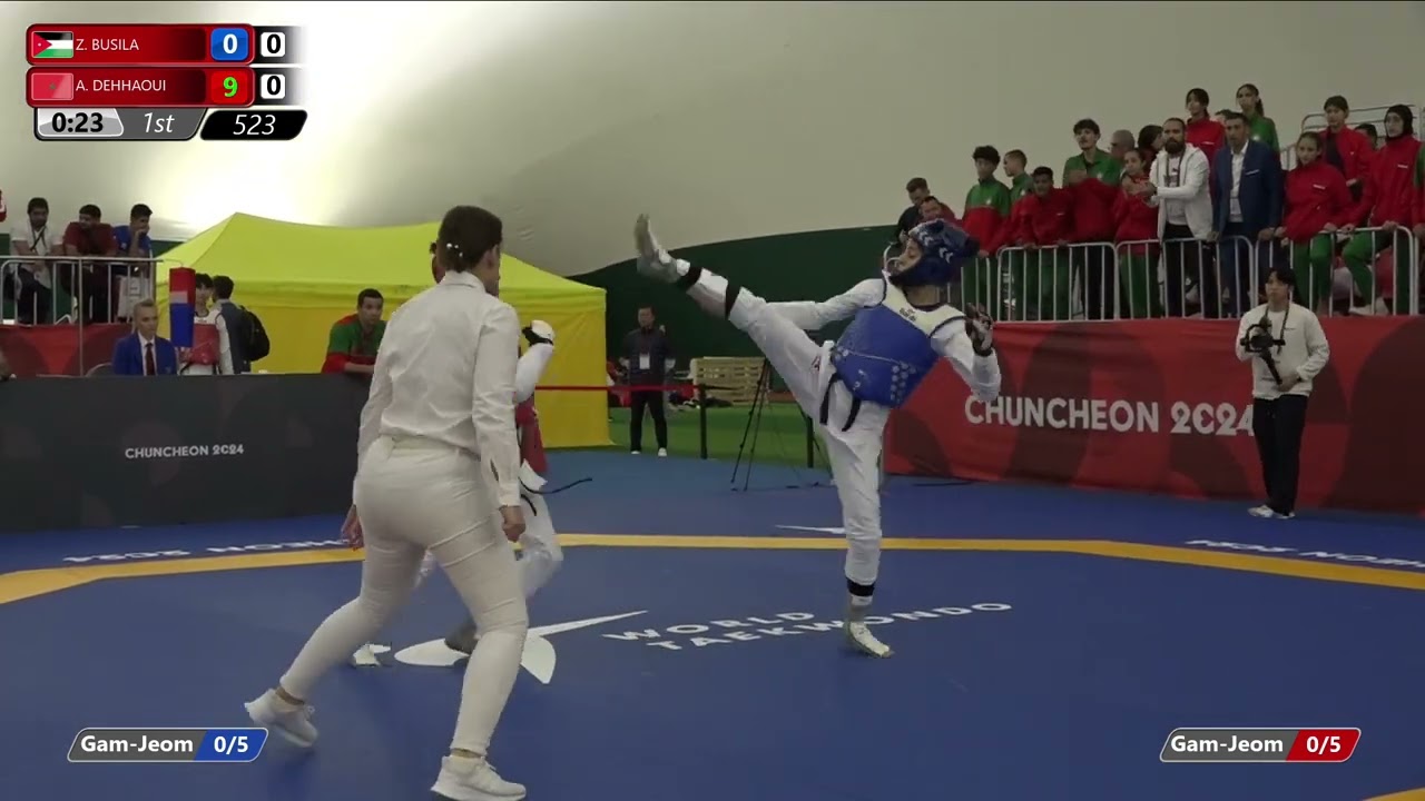 523 Round of 16 Women 55kg JOR Z BUSILA MAR A DEHHAOUI