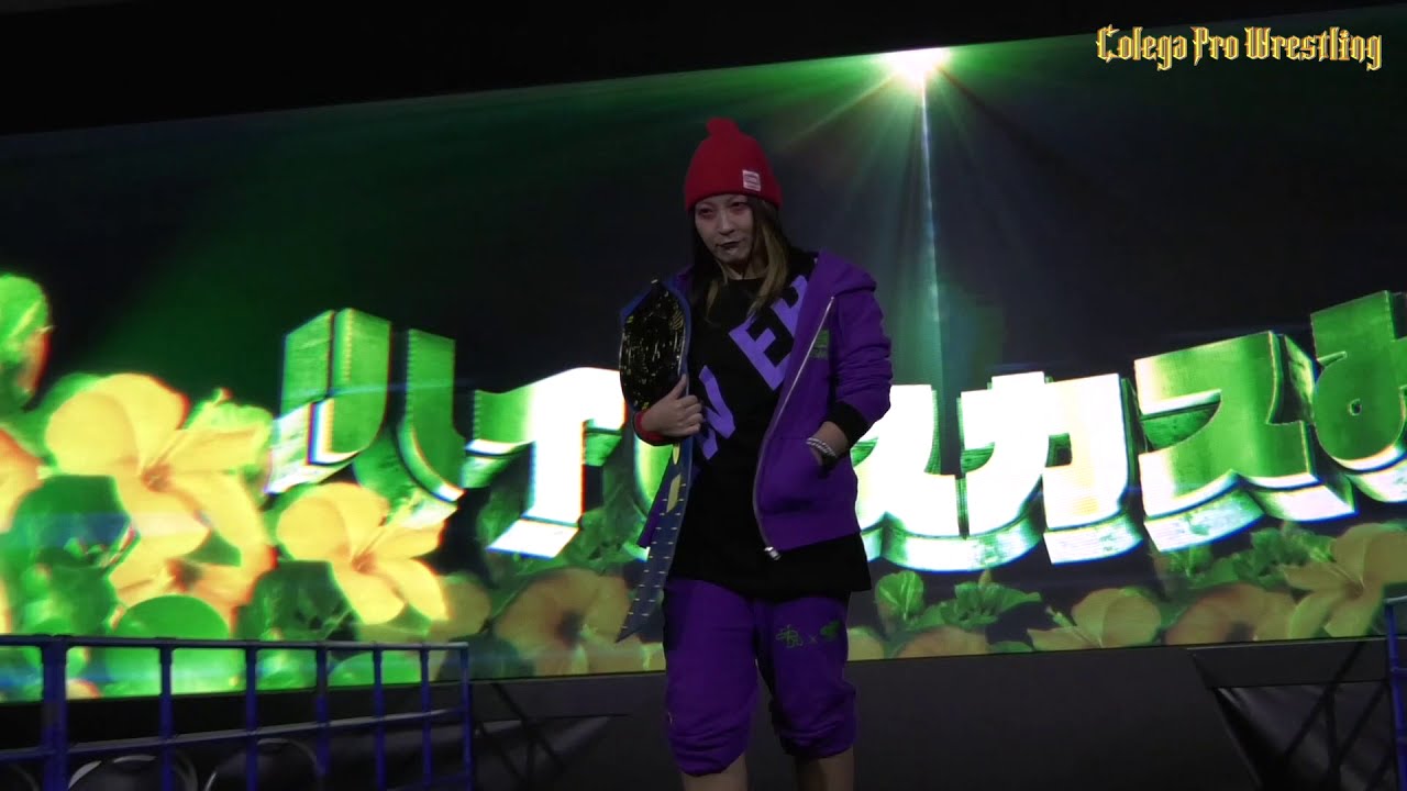 2分でわかるコレガプロレス22「ハイビスカスみぃの無敗記録はいつまで続く?」 background