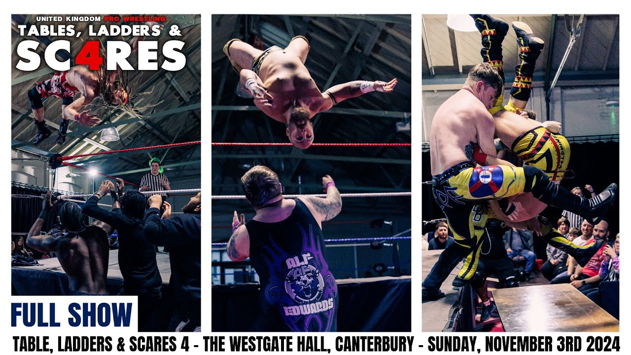 UKPW: Tables, Ladders & Scares 4 (FULL SHOW) background