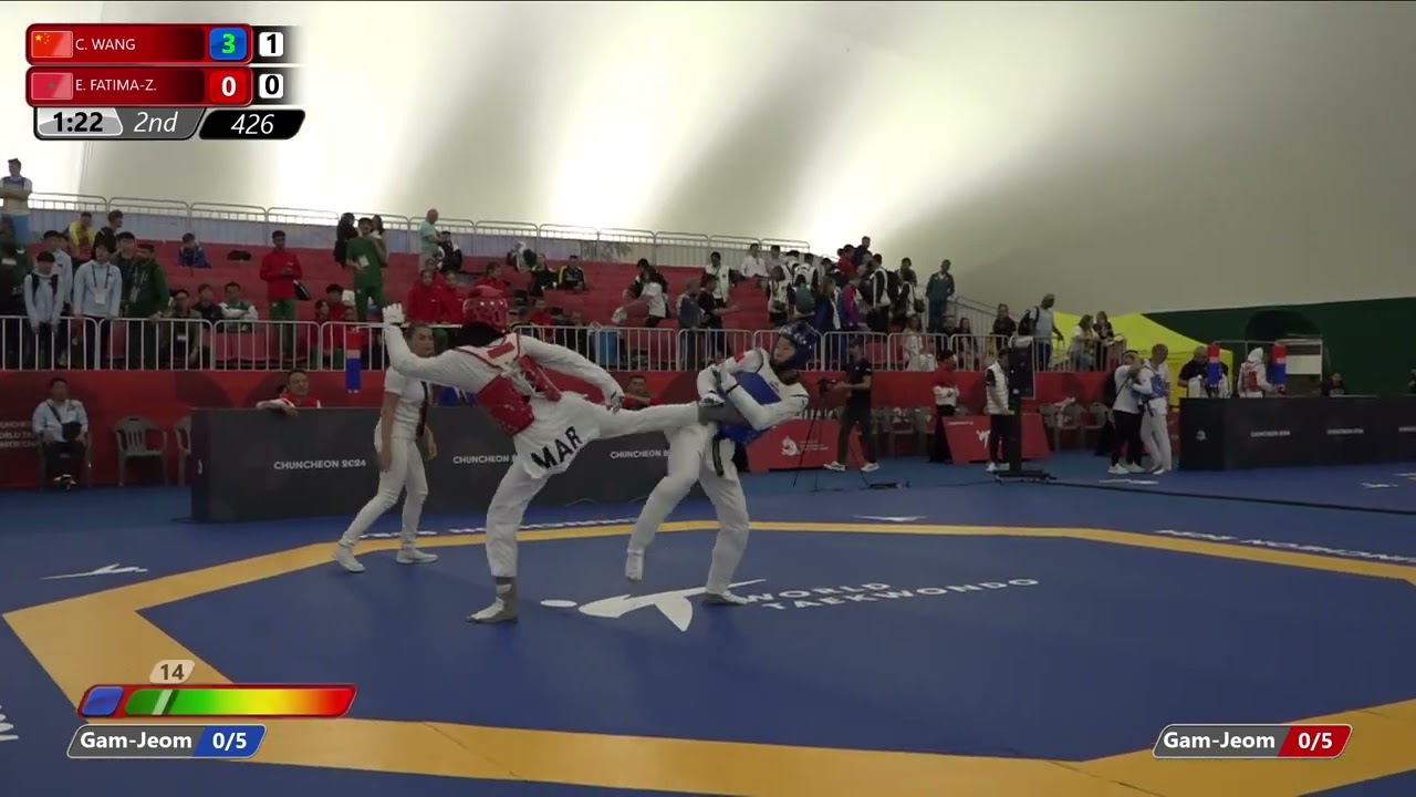 426 Quarterfinals Women 63kg CHN C WANG MAR E FATIMA Z