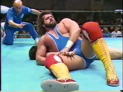 AJPW - Steve Williams vs Yoshiaki Yatsu background