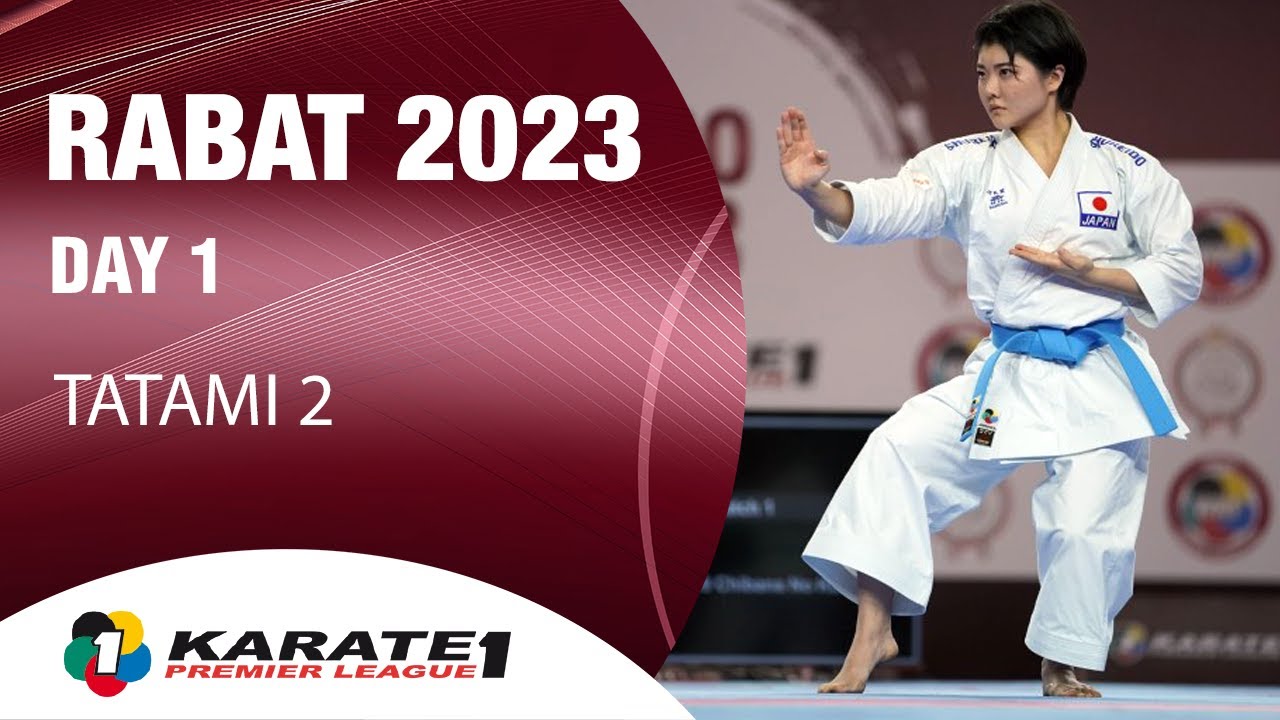 Karate1 RABAT | Day 1 – Tatami 2 | WORLD KARATE FEDERATION background