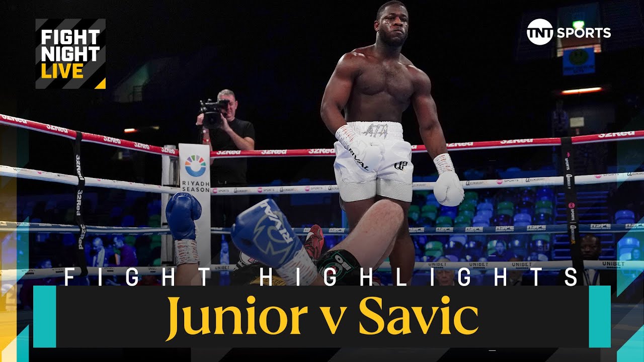 SAVAGE KNOCKOUT! đ€Ż | Aloys Junior v Milosav Savic | Boxing Fight Highlights | #FightNight