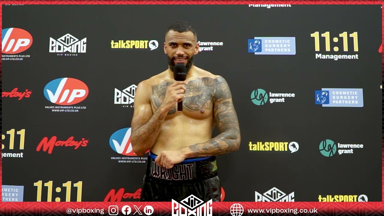 LUIS WRIGHT TAKES ALL THE POINTS FROM VIKTAR CHVARKOU Blackpool Winter Gardens 7th September 2024