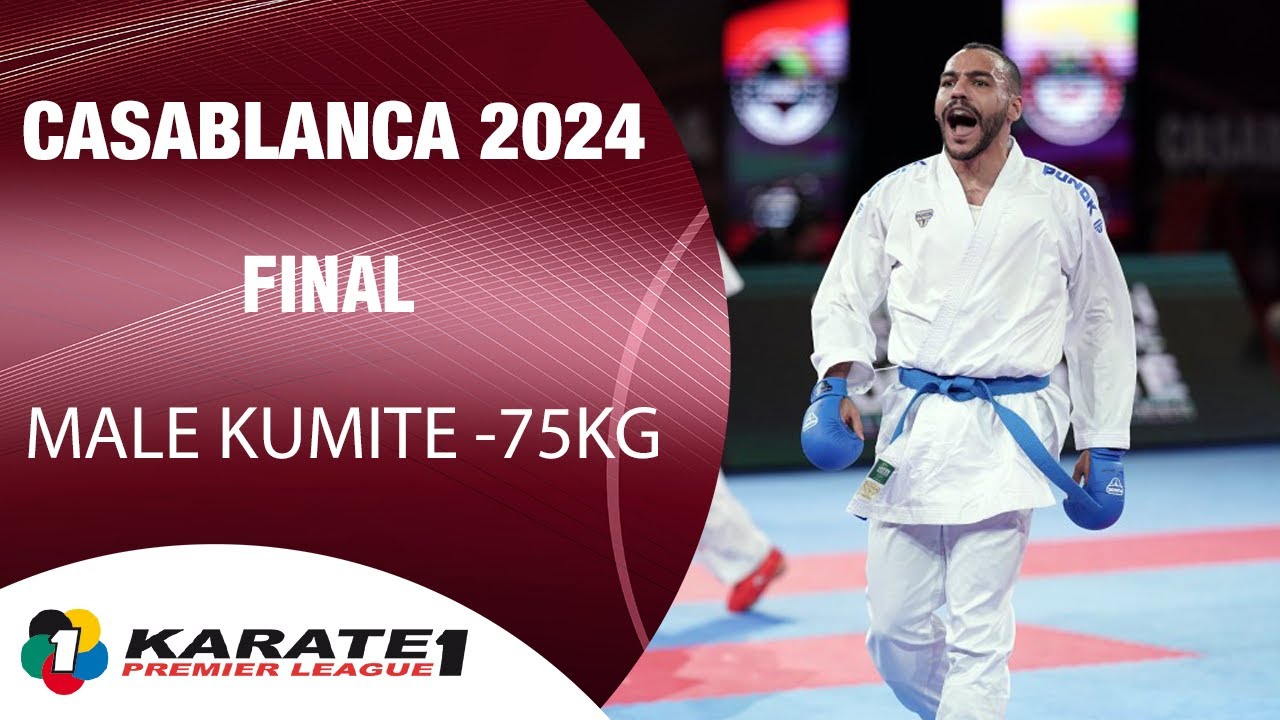 Best Bouts of Casablanca 2024 | A. Abdelaziz (EGY) vs E. Berthon (FRA) | WORLD KARATE FEDERATION background