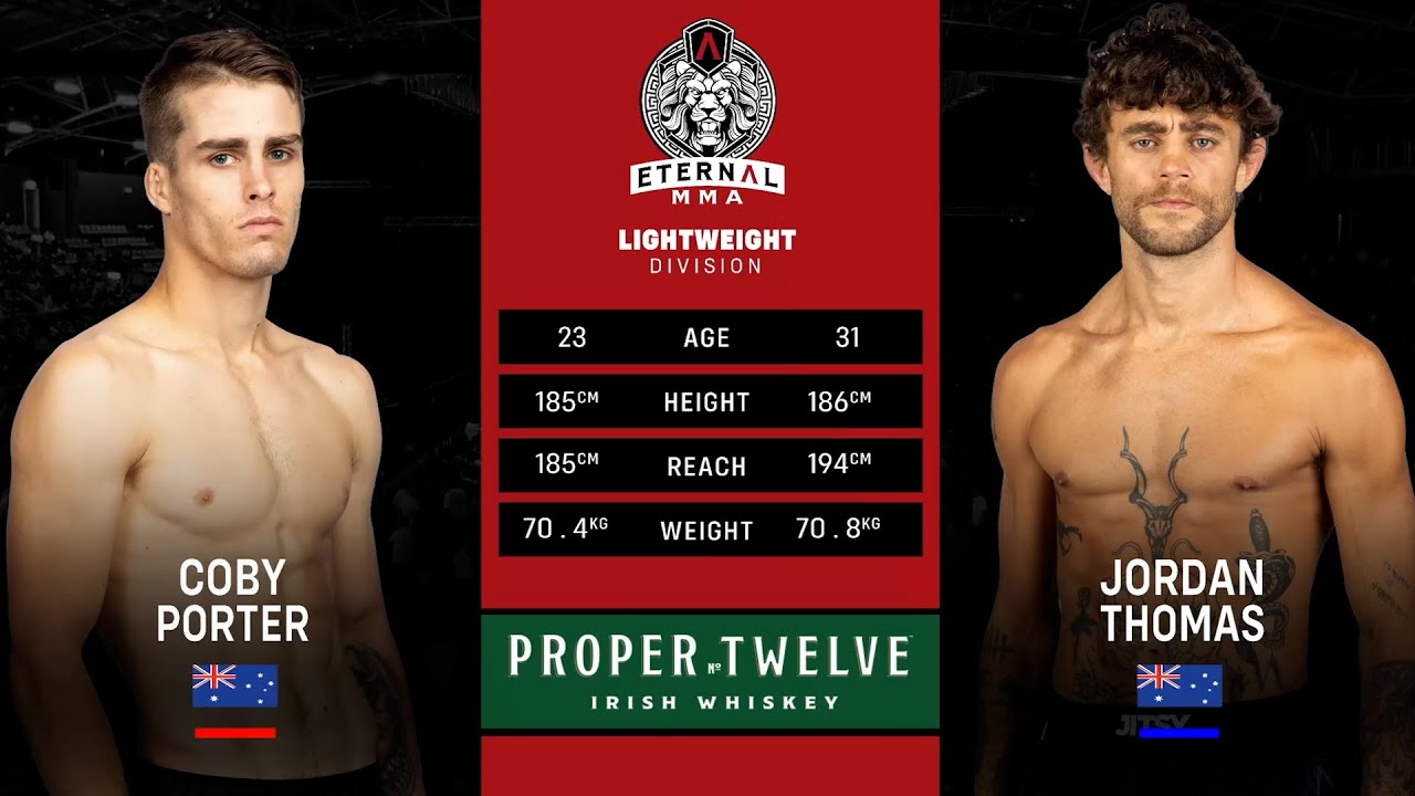 Eternal MMA 79: Coby Porter VS Jordan Thomas | FULL FIGHT