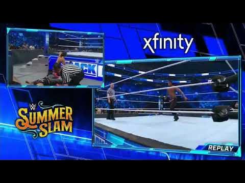 6 Man Tag and Brock Lesnar Attacks Theory, WWE SmackDown, July 22 2022