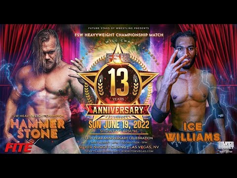 TONIGHT! Hammerstone vs. Ice Williams for the FSW Heavyweight Championship! background