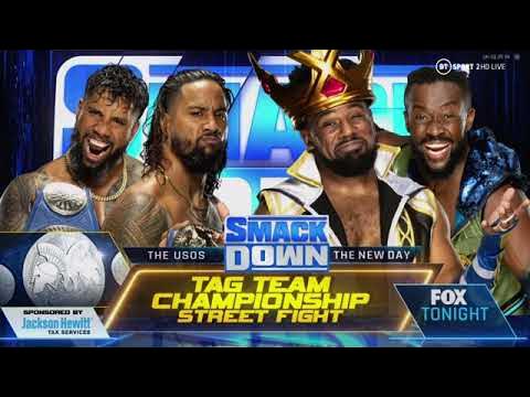 Roman Reigns Entrance, WWE SmackDown, January 07 2021 background