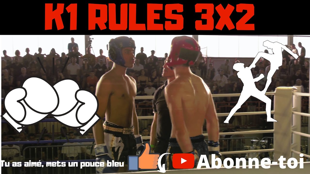👊 K1rules combat junior 81kg, 3*2 minutes AZARIA NTSIANGANA vs KYLIAN VANNIER background