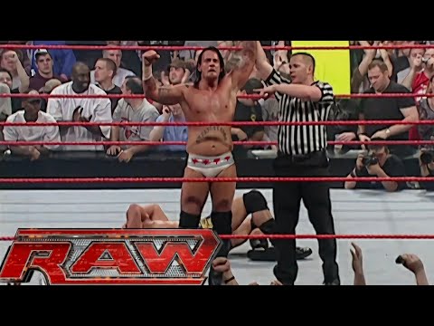 CM Punk vs Kenny Dykstra (CM Punk's RAW Match Debut) RAW Mar 26,2007