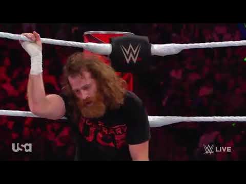 Riddle Vs Sami Zayn, WWE Raw, October 10 2022 background