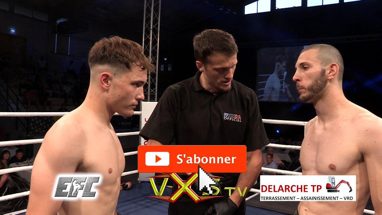 Simone MANNO vs Jonathan LEGROS By #VXS #EFC #KO #Lons_Le_Saunier backdrop