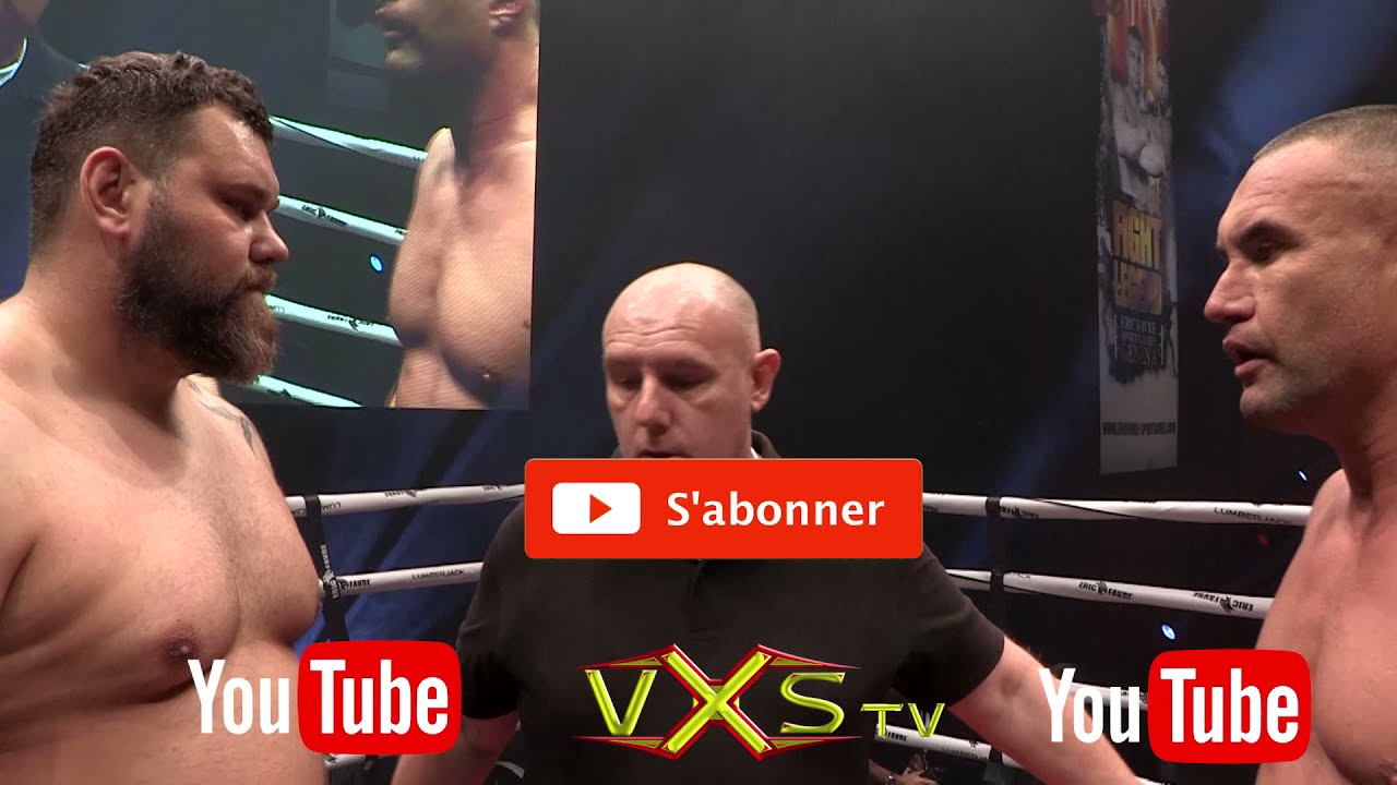 Jérôme Le BANNER vs Wojciech Tomasz By #VXS #FIGHT_LEGENDE #GENEVE #ko background