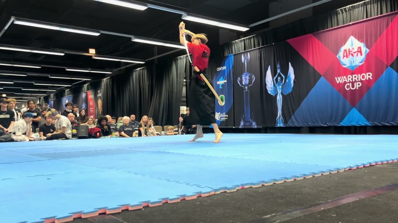 Adomas Rackauskas 13 & Under Boys Traditional Weapons Grand Championship - AKA Warrior Cup 2025