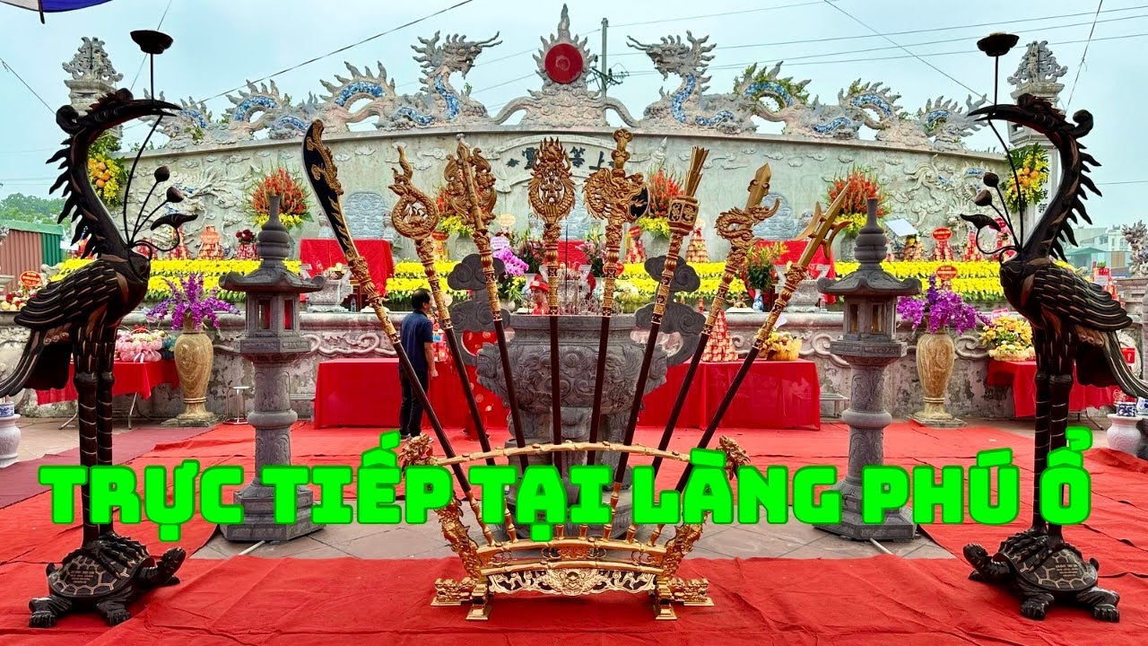 Trực tiếp lễ hội làng Phú Ổ Quang Trung ( Bình Phú )Thạch Thất HN background