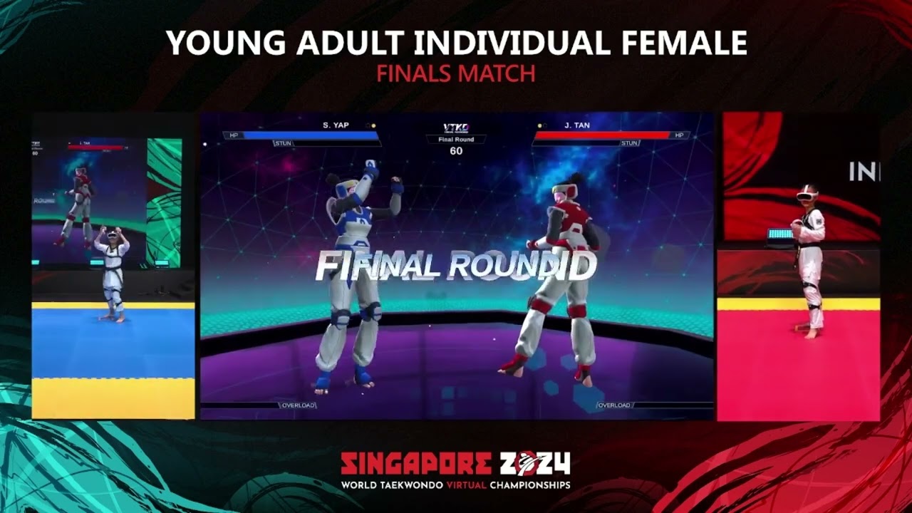 Finals Young Adult Individual Female SGP YAP Sherri SGP TAN Jia Wei