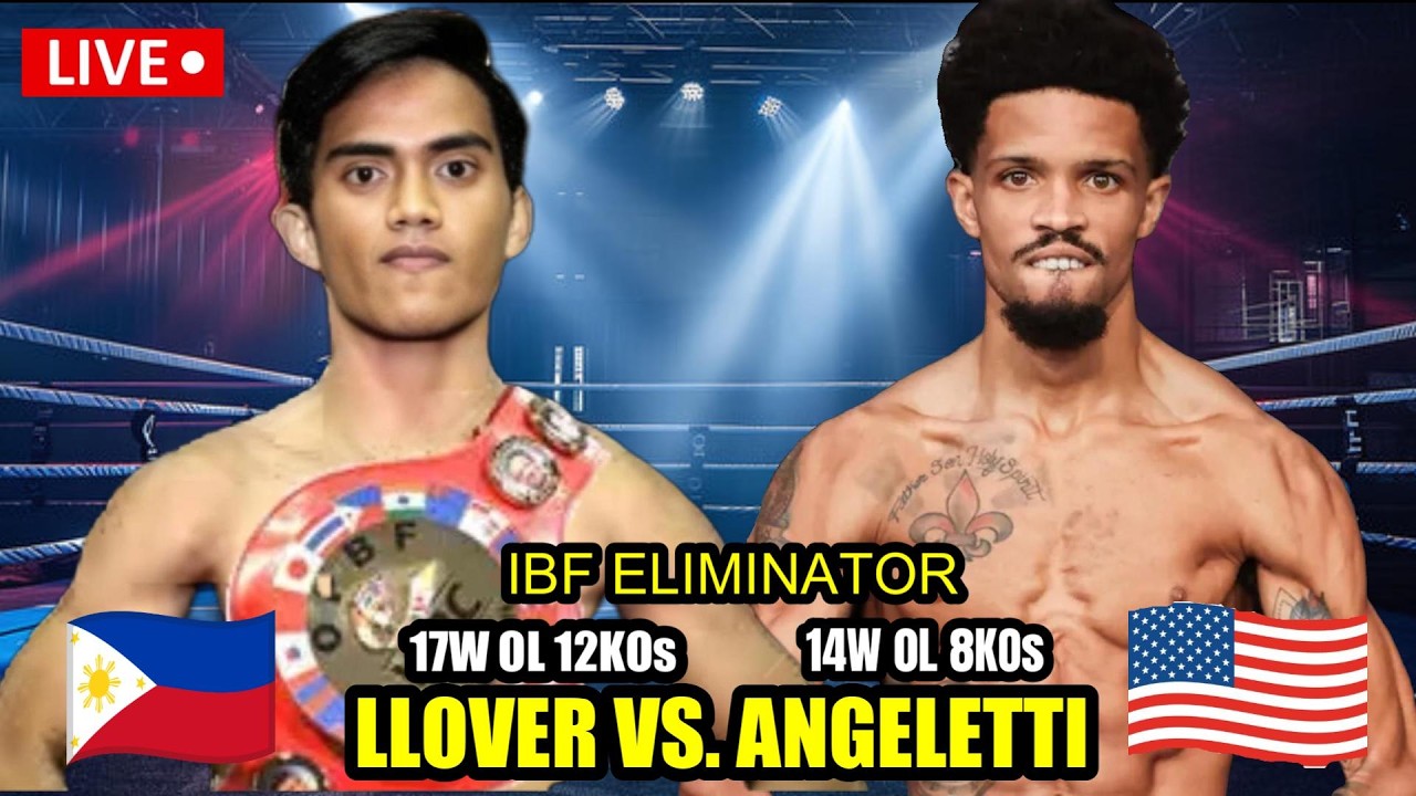 LATEST FIGHT!  LLOVER vs ANGELETTI IBF ELIMINATOR | BAGSAK KAY LLOVER SA R1!