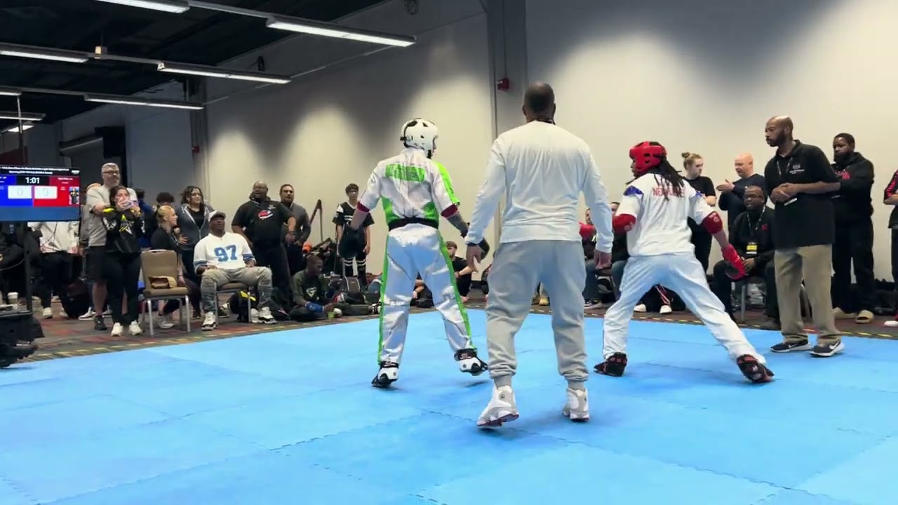 Tyson Wray vs Leo Filipe Men's Light Welterweight Sparring - AKA Warrior Cup 2025 background