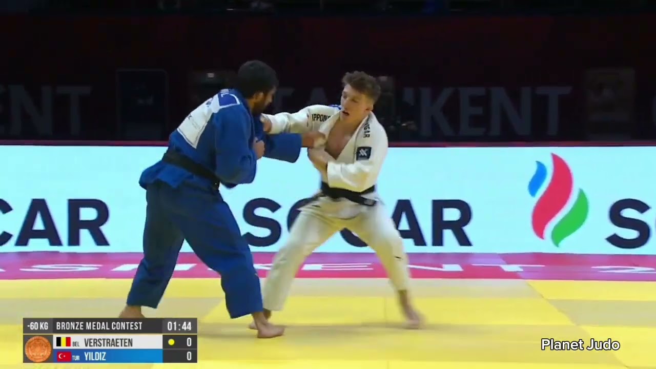 Jorre VERSTRAETEN 🇧🇪 🆚️ Salih YILDIZ 🇹🇷 | схватка за бронзу/-60кг | Большой Шлем Ташкент 2024