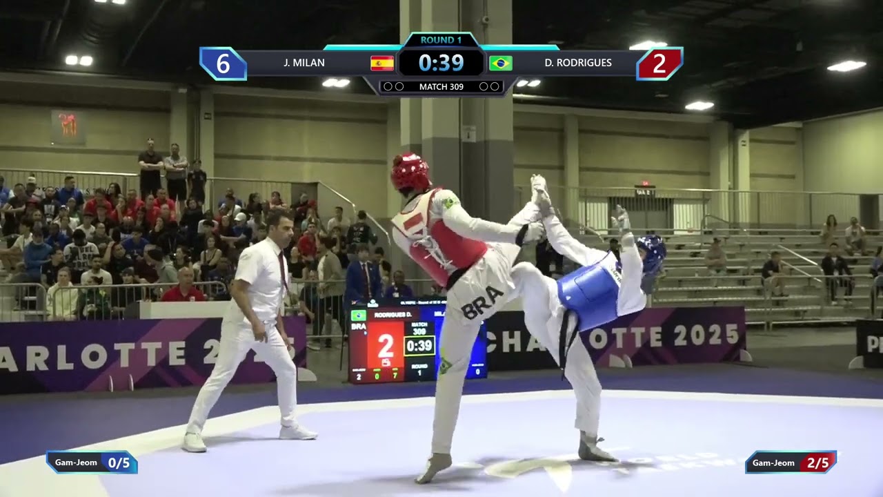 309 Round of 32 M 80kg ESP J MILAN BRA D RODRIGUES PGM