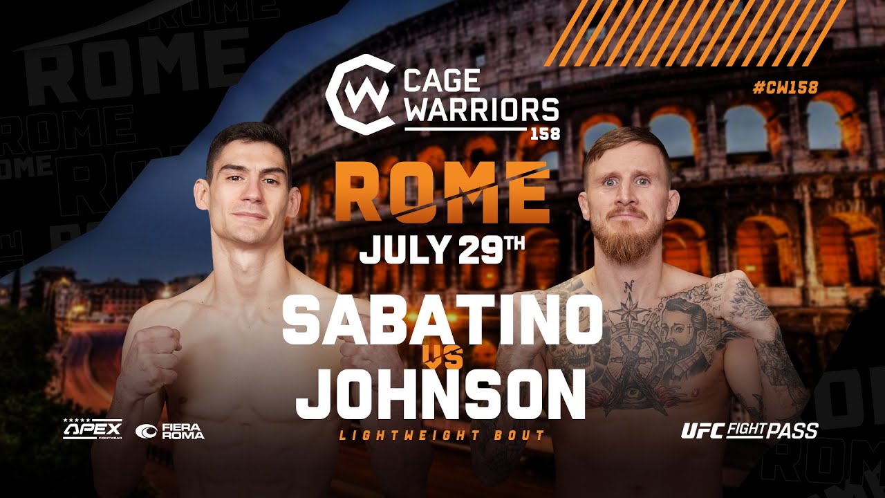 Emanuele Sabatino vs. Aaron Johnson | FULL FIGHT | CW 158 background