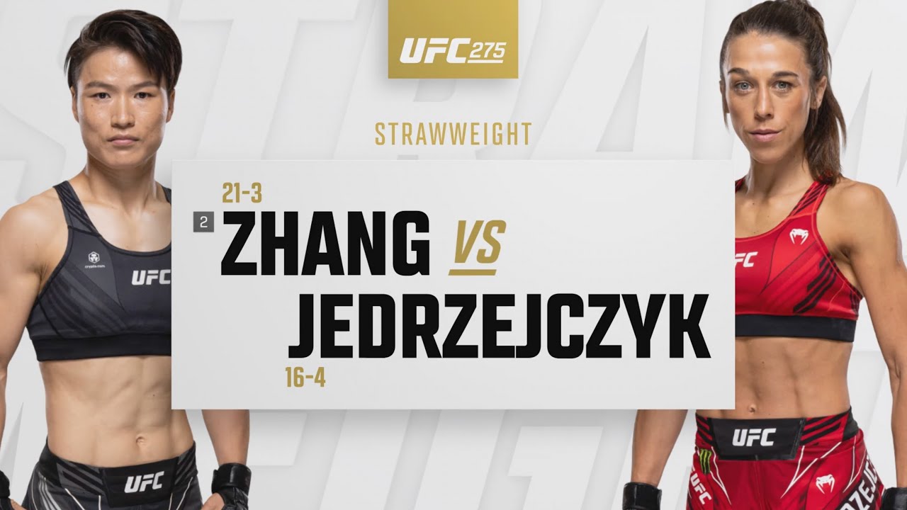 UFC 275: Weili vs Jedrzejczyk Highlights poster - similar to UFC SINGAPORE: HOLLOWAY VS KOREAN ZOMBIE | BEST FIGHT PICKS | HALF THE BATTLE