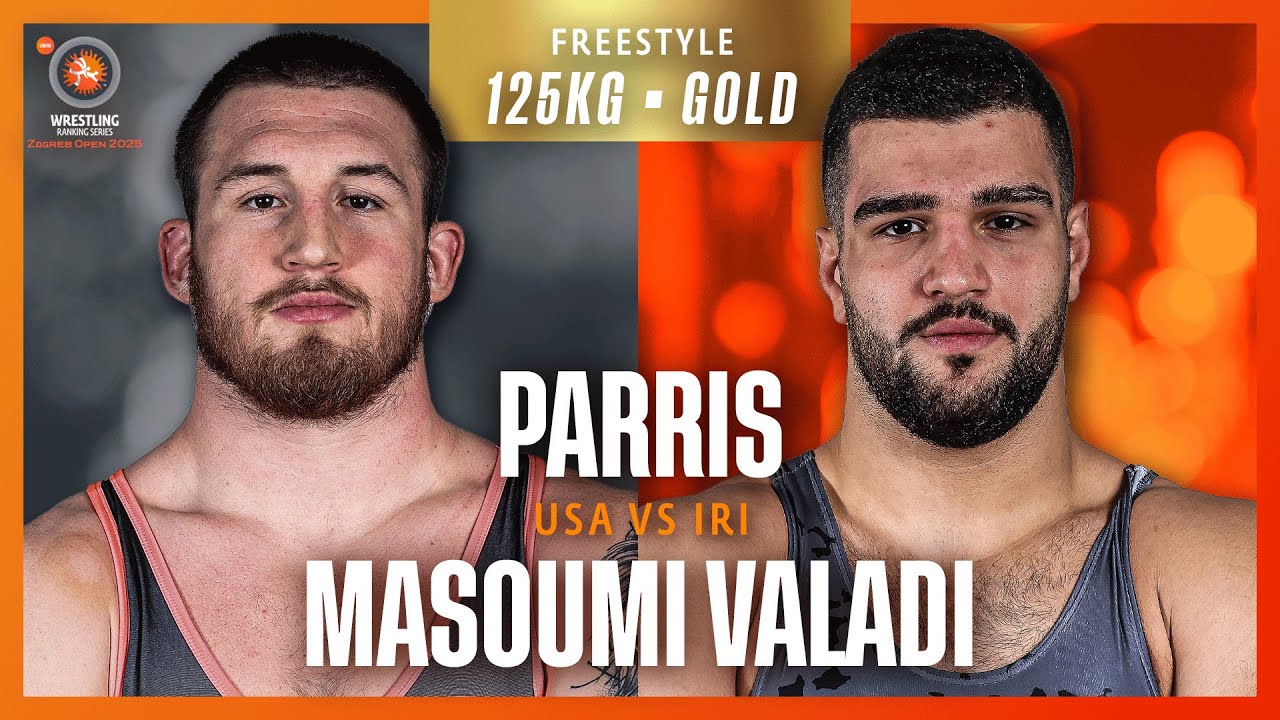 Mason PARRIS (USA) vs. Amirreza MASOUMI VALADI (IRI) | RANKING SERIES 2025 | Gold Medal | FS 125Kg background