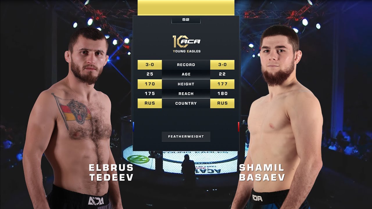 Эльбрус Тедеев vs. Шамиль Басаев | Elbrus Tedeev vs. Shamil Basaev | ACA YE 52