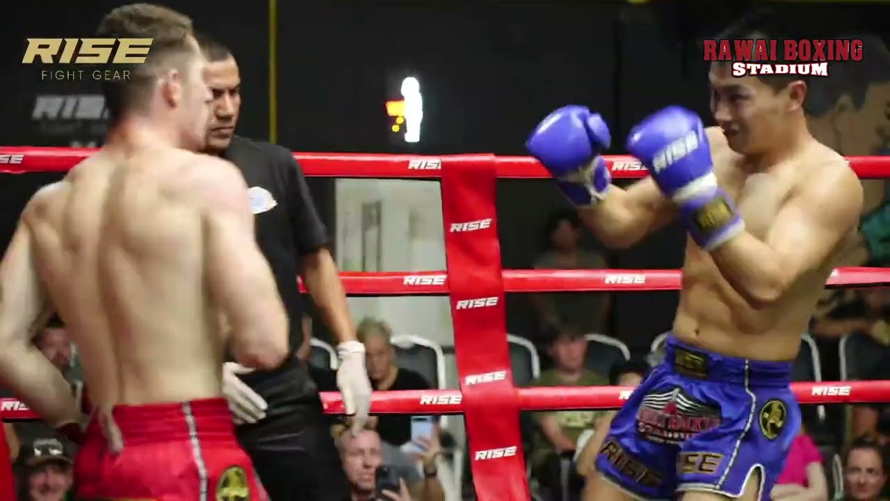 Muay Thai Showdown: France vs. China - Stunning First Round Knockout!
