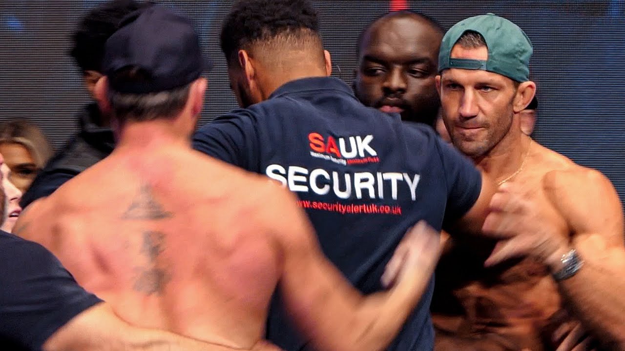 HEATED! Darren Till vs Luke Rockhold • WEIGH IN & FINAL FACE OFF | Misfits Boxing